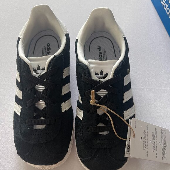 Adidas Gazelle Comfort Closure Elastic Laces Shoes Kids 10K - Picture 4 of 6